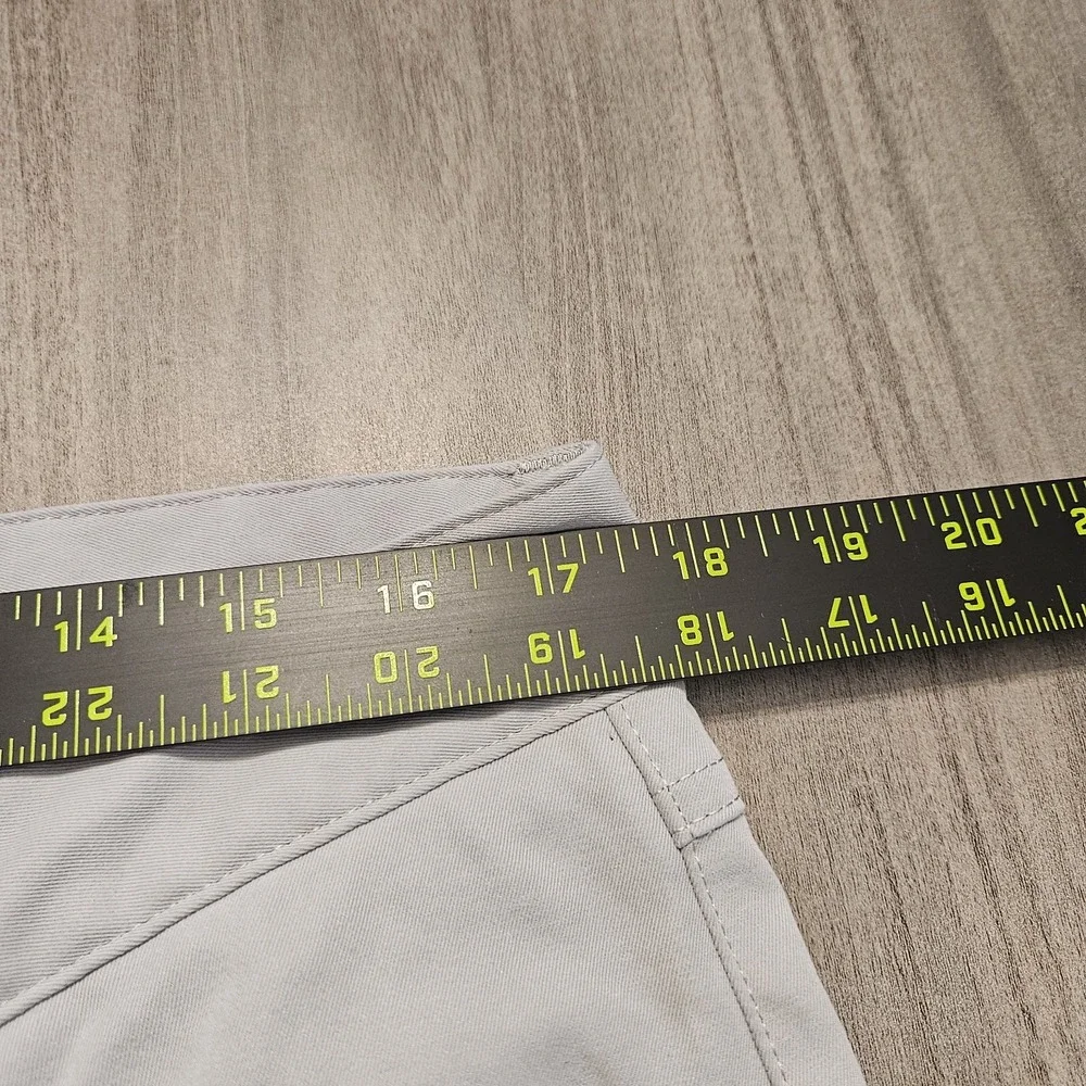 Peter Millar‎ EB66 Pants Mens 35x26 Gray Performance Stretch Tag 35x32 HEMMED